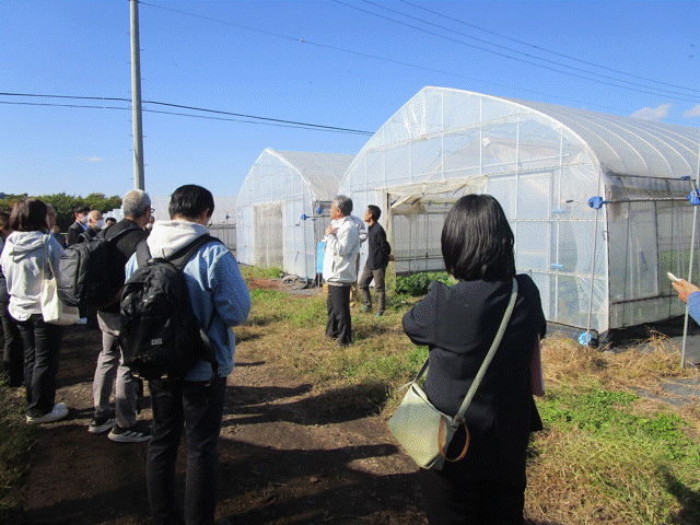 常陸大宮市主催「有機農産物マッチング商談会」の様子スライドショー