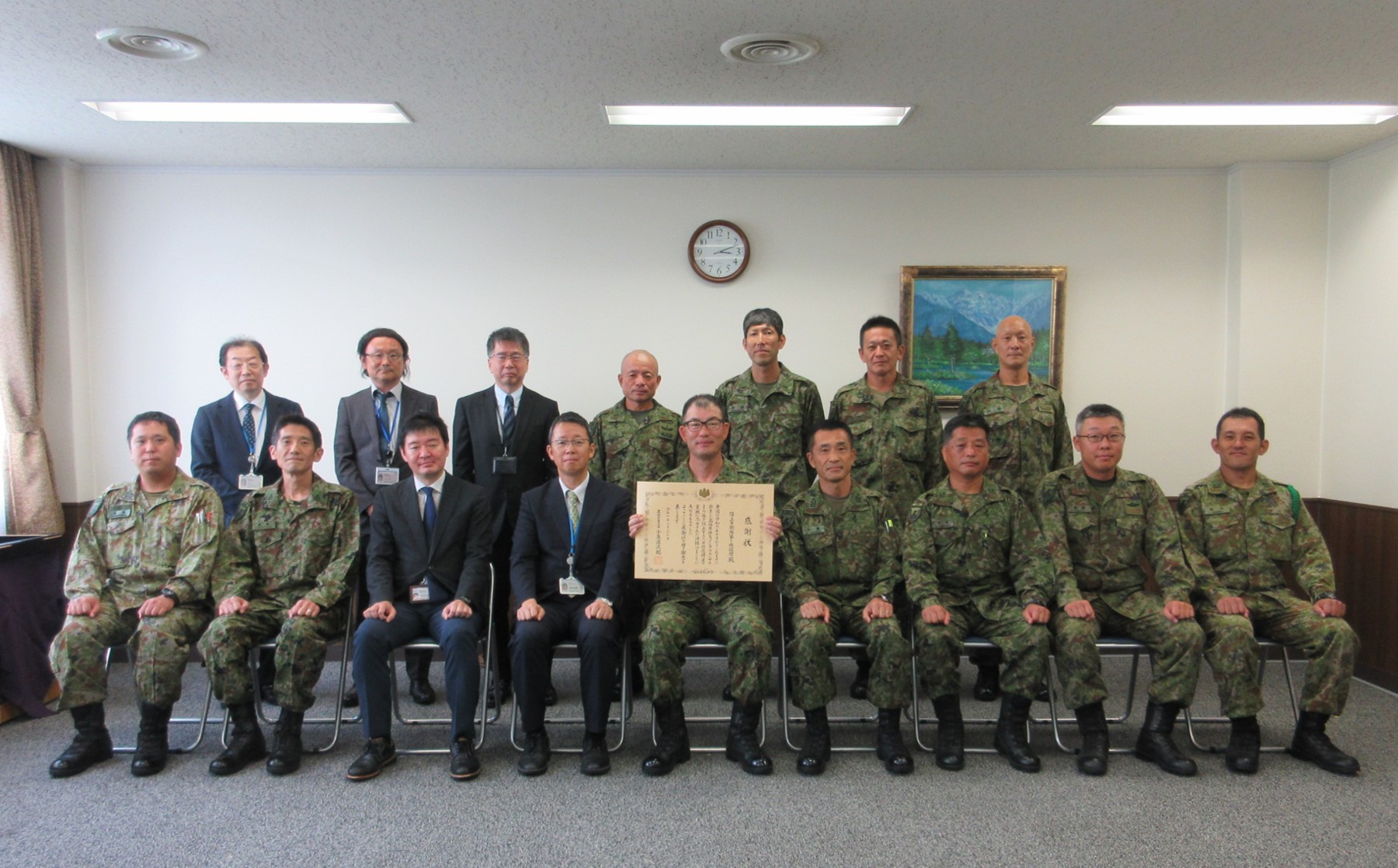 鳥インフルエンザまん延防止のための防疫措置に係る農林水産大臣感謝状授与