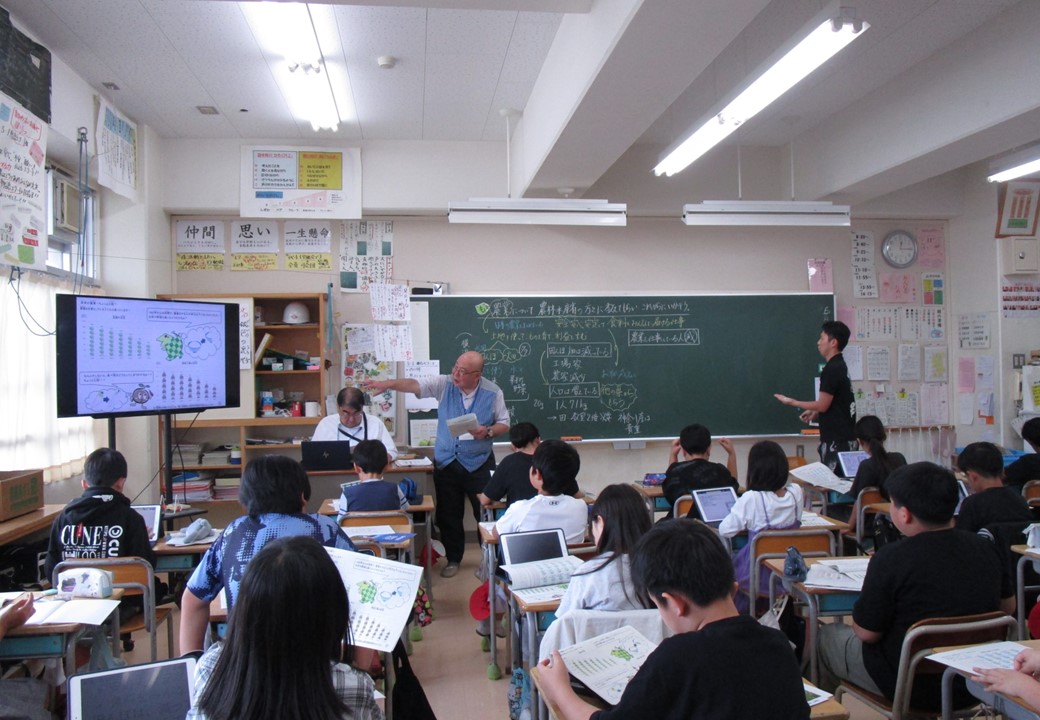 出前授業の様子