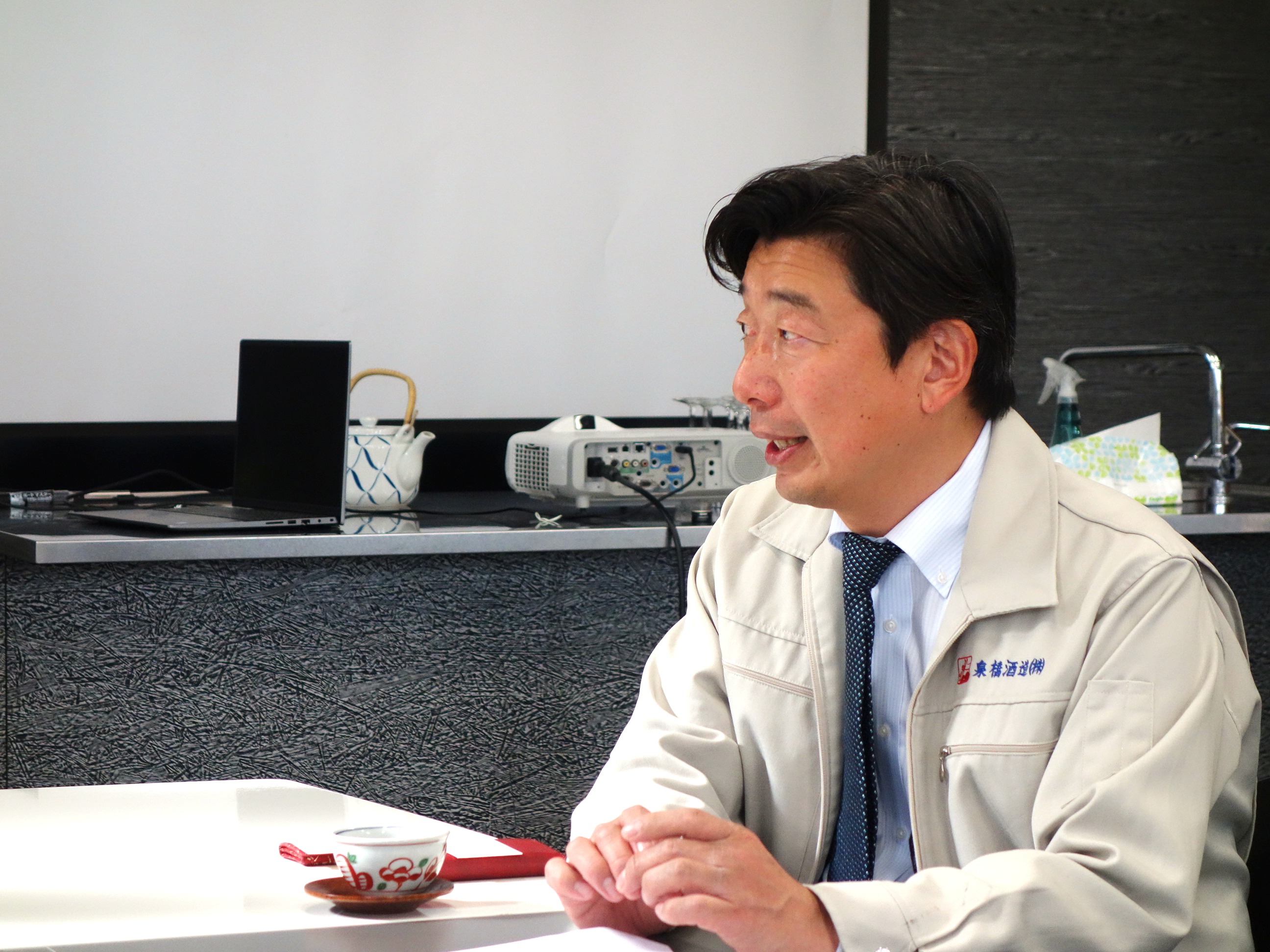 泉橋酒造(株)代表取締役 橋場氏