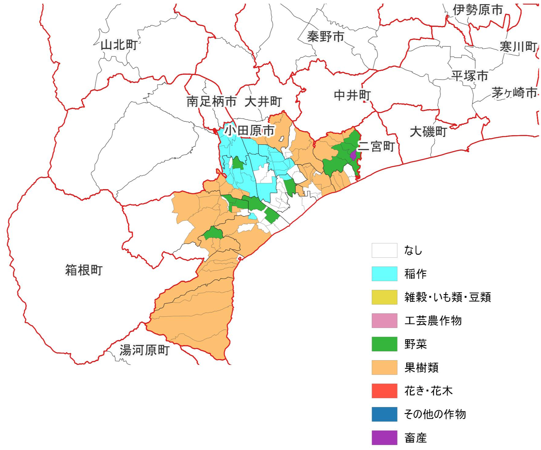 小田原市の農業データ：関東農政局