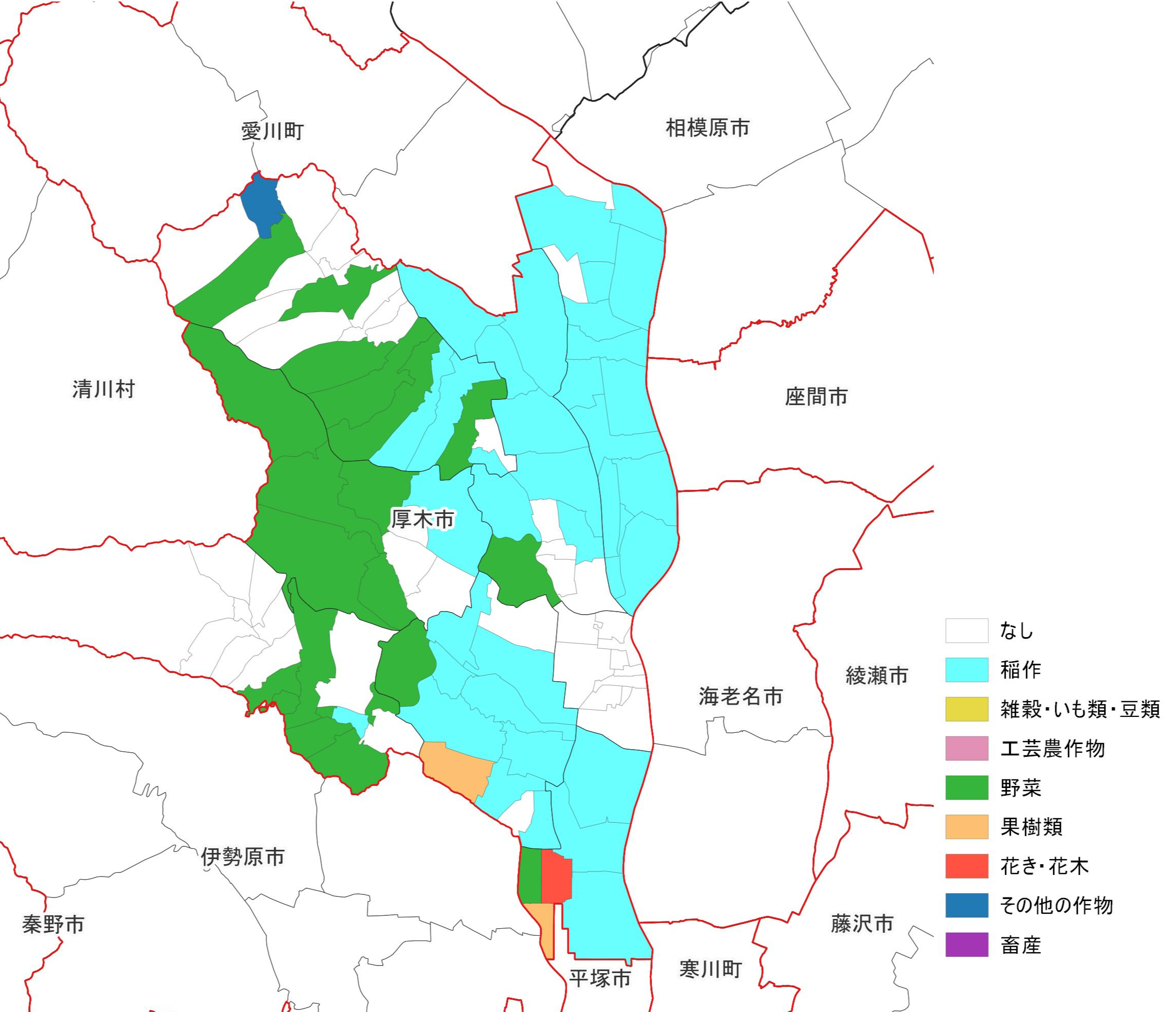 厚木市の農業データ：関東農政局