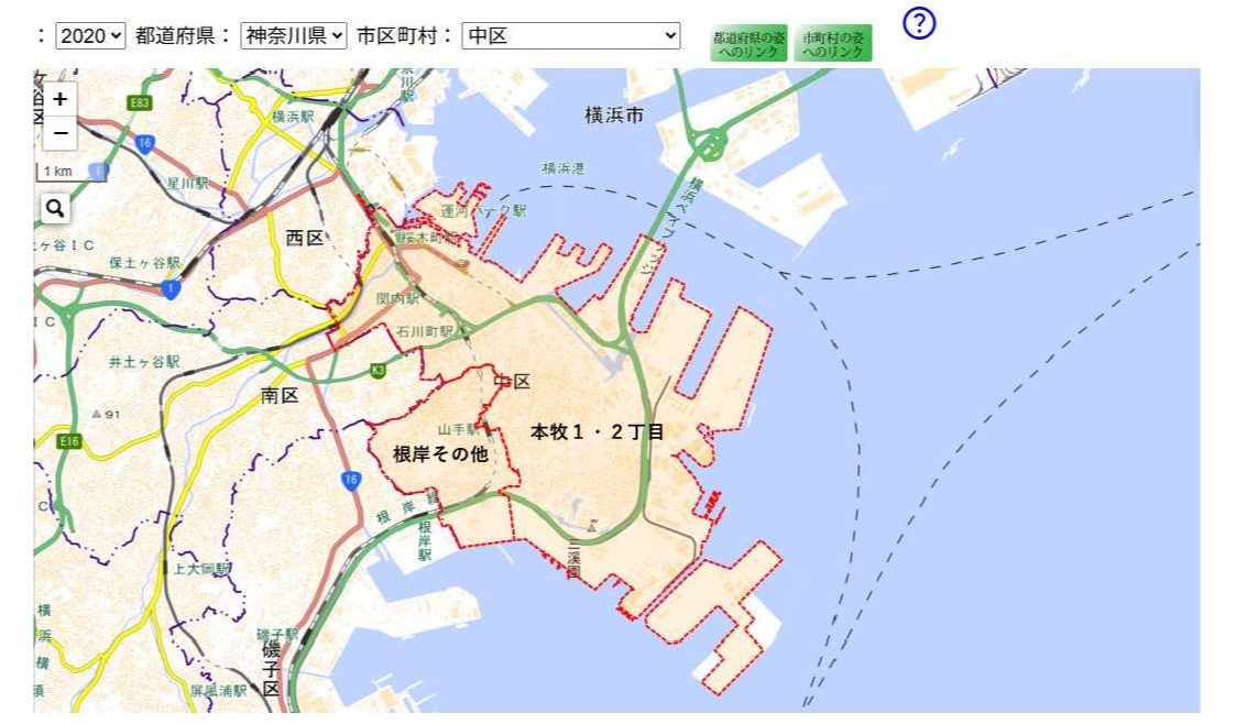 農業集落の境界_中区