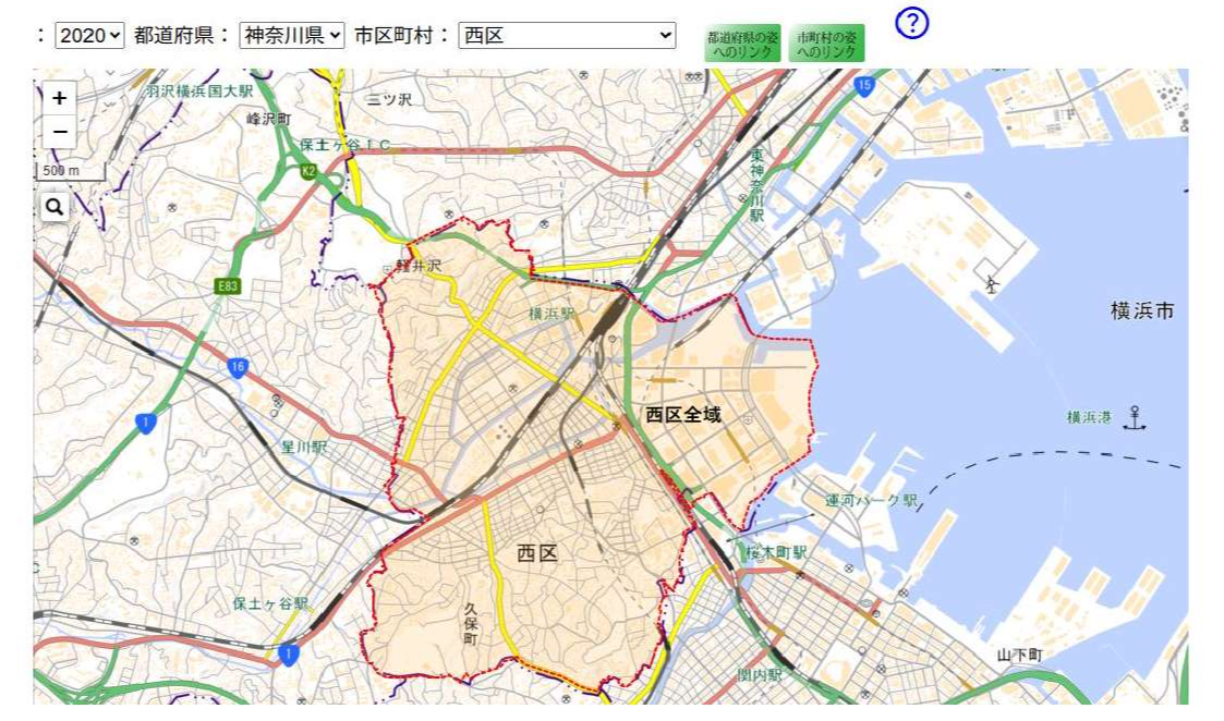農業集落の境界_西区