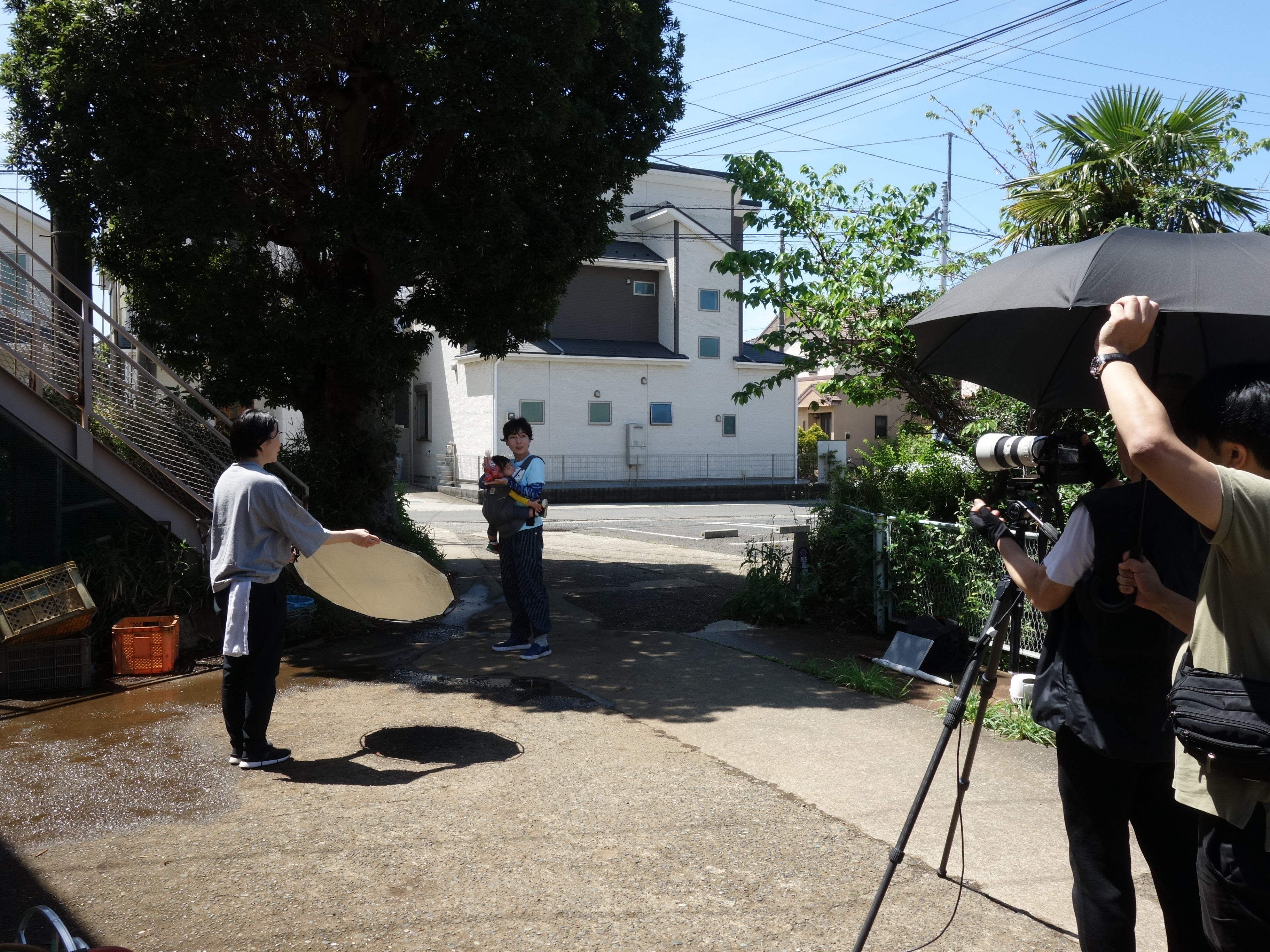 永野さんの撮影風景