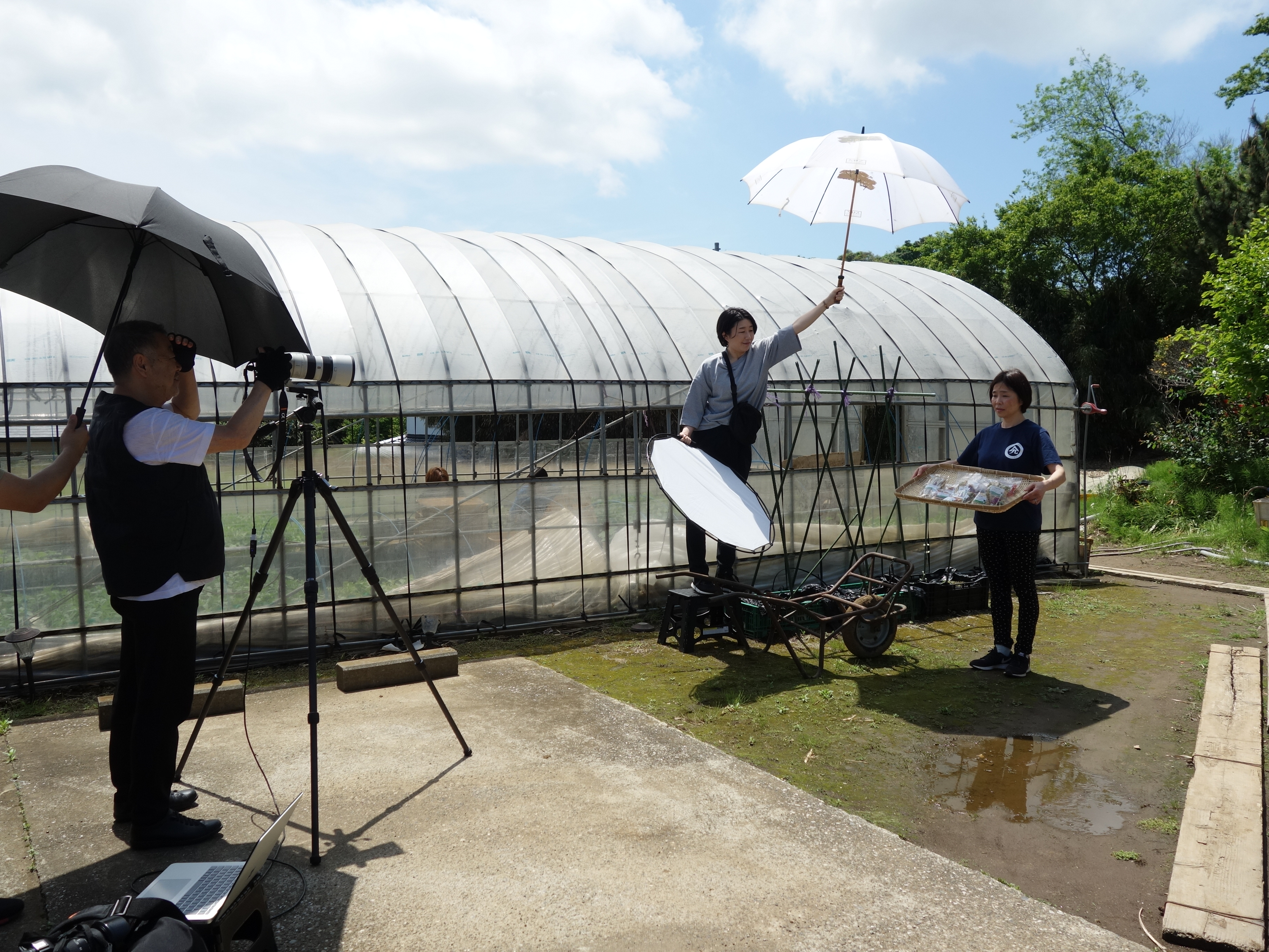 山田さんの撮影風景