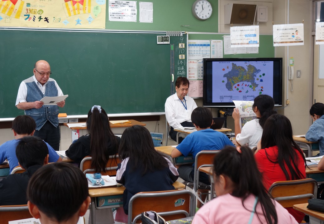 出前授業の様子