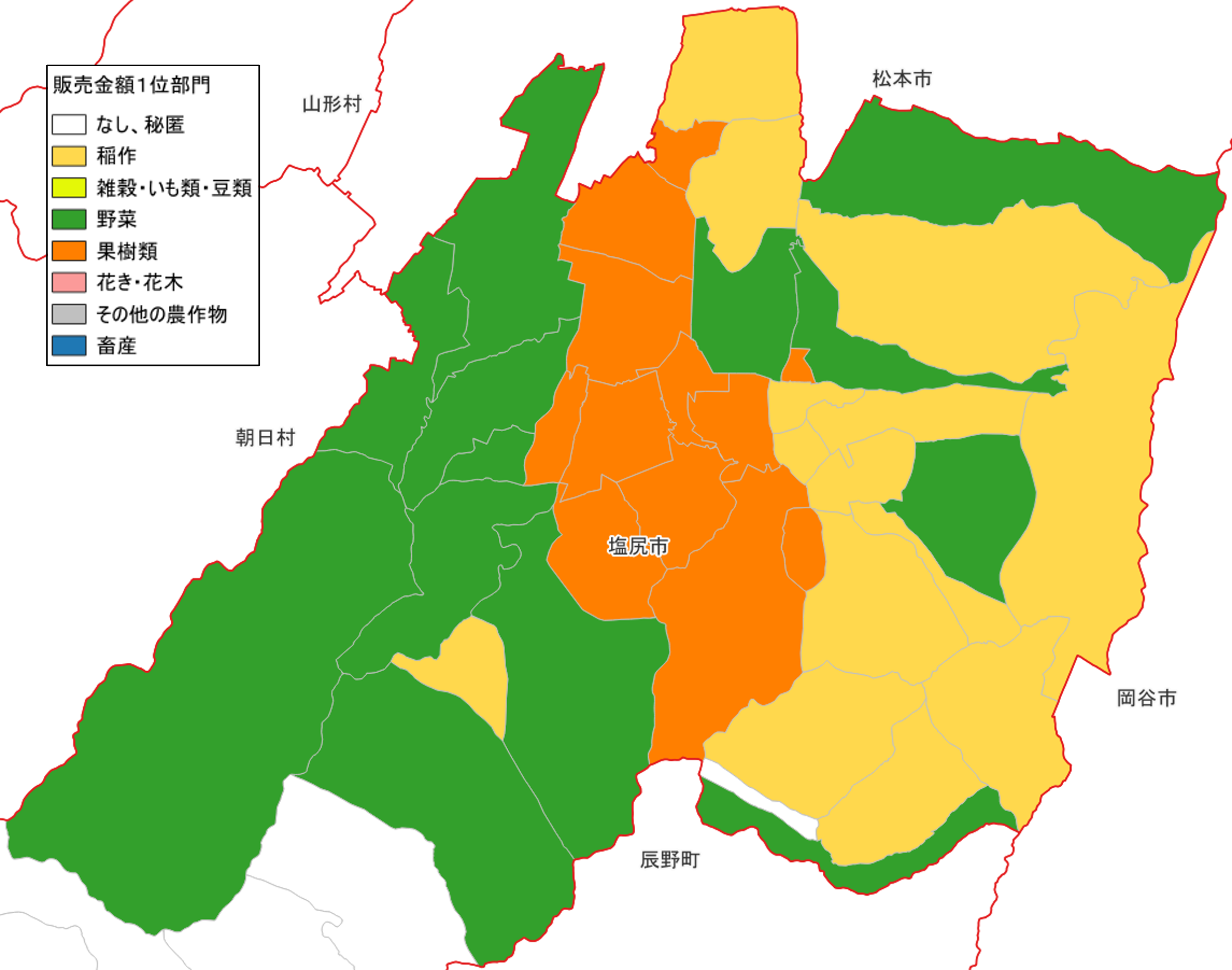 農産物販売金額1位部門経営体_塩尻市