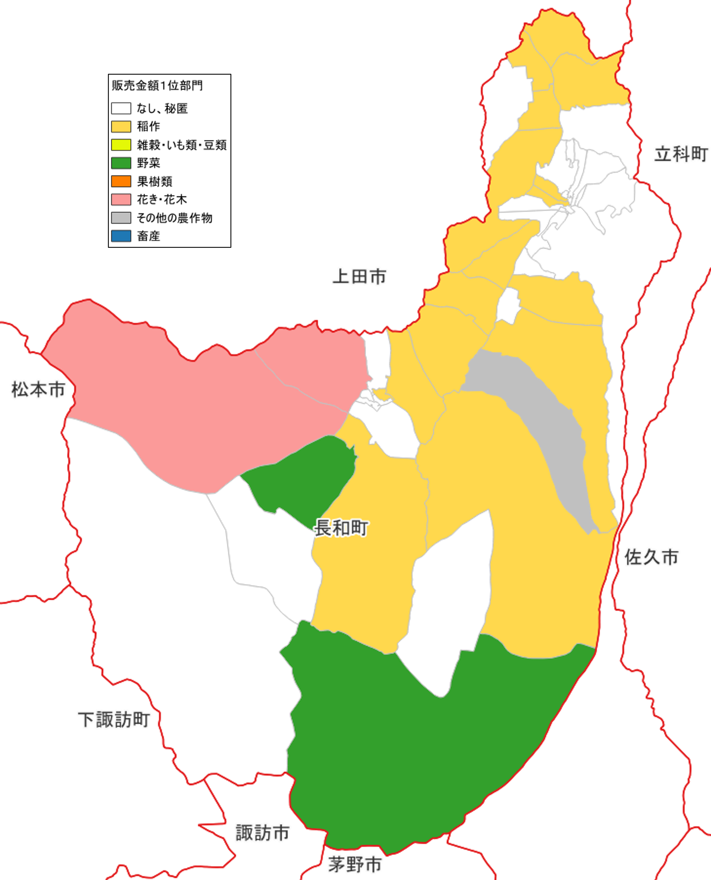 農産物販売金額1位部門経営体_長和町