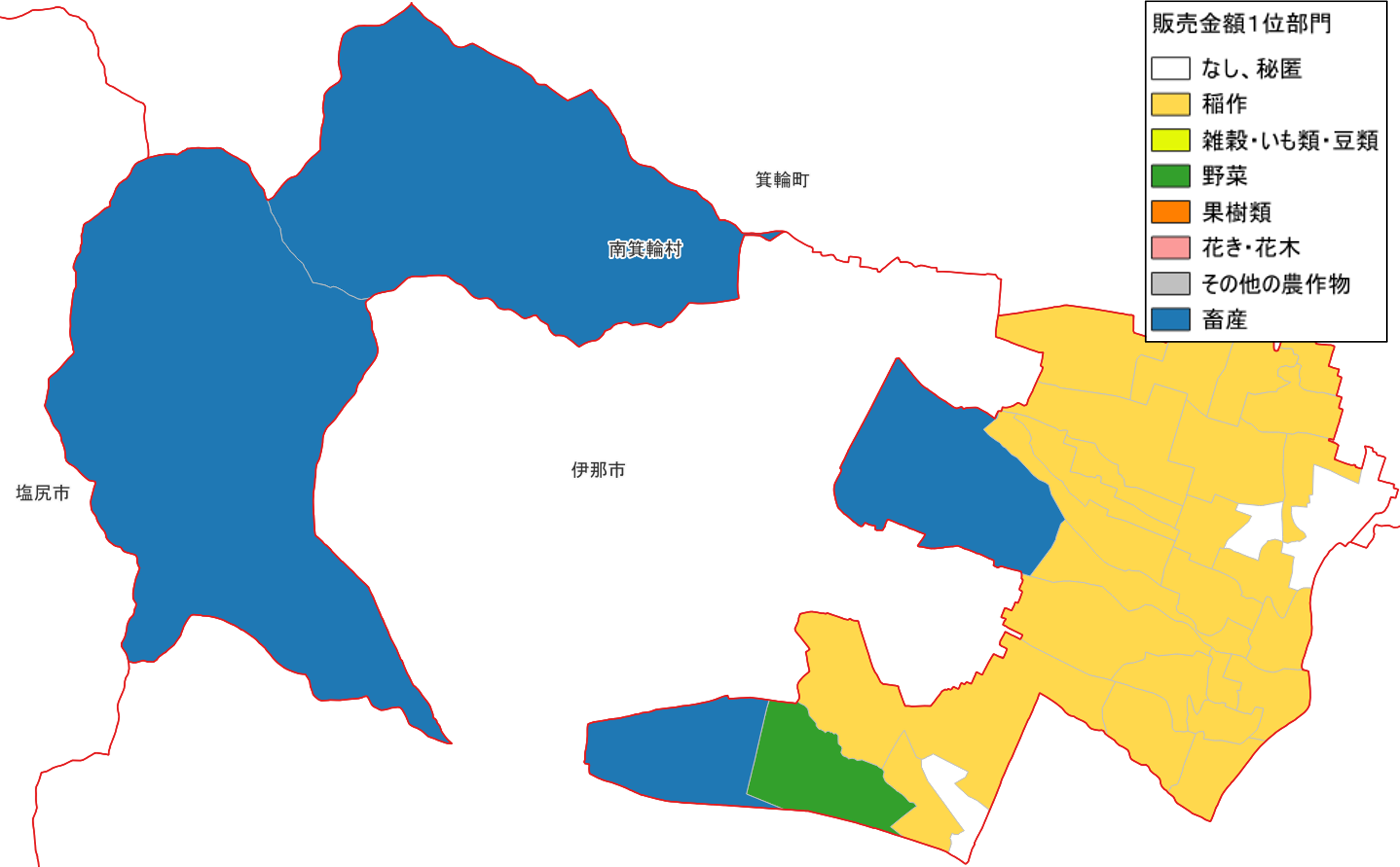 農産物販売金額1位部門経営体_南箕輪村