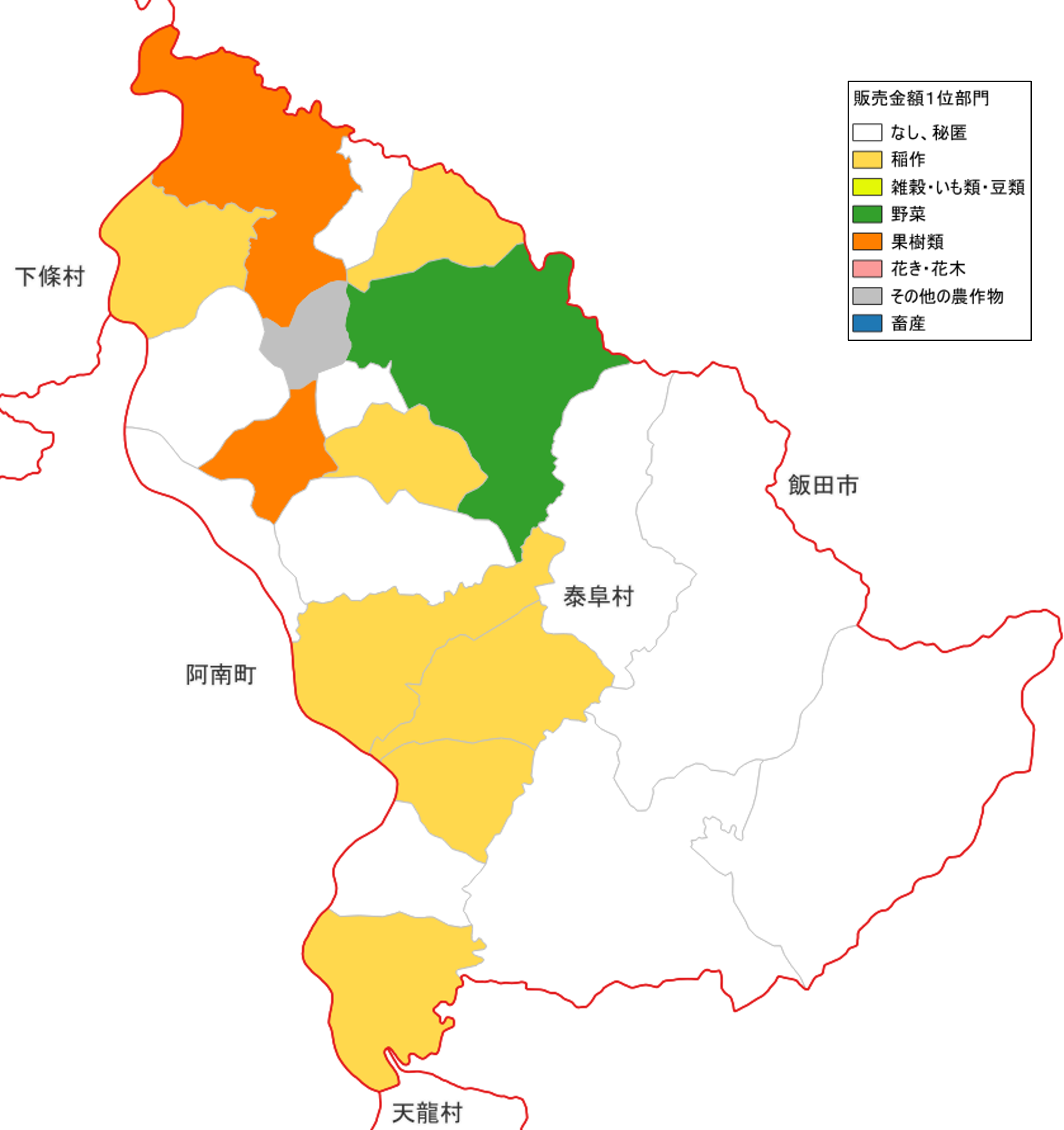農産物販売金額1位部門経営体_泰阜村