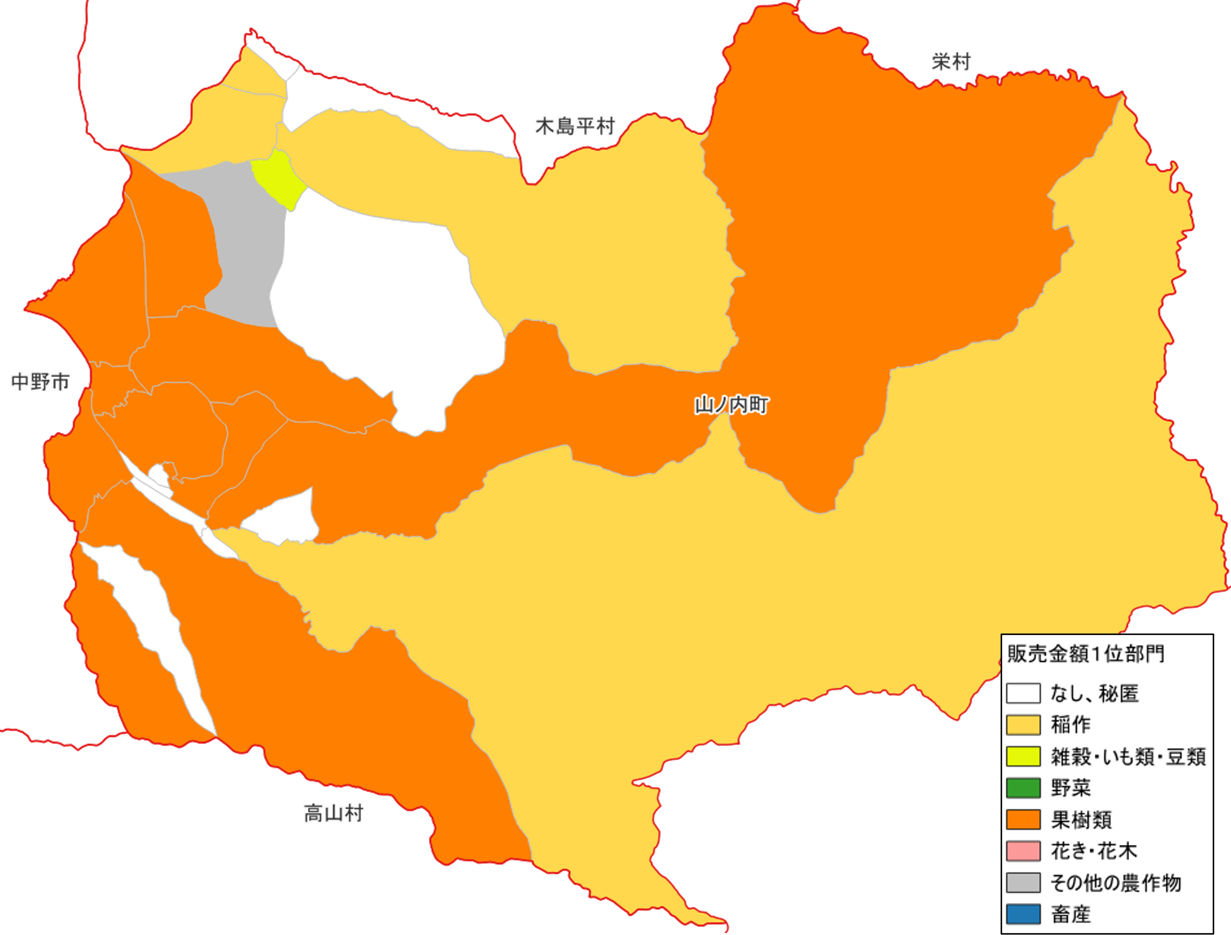 農産物販売金額1位部門経営体_山ノ内町