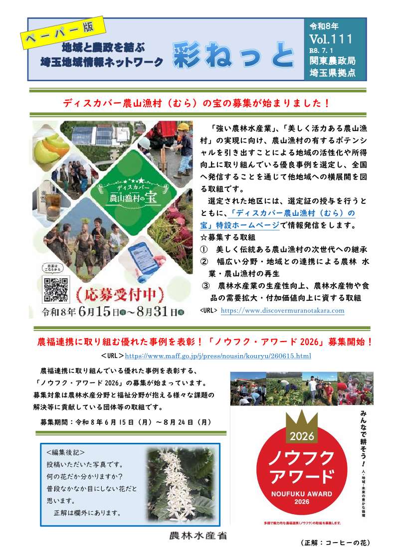 彩ねっとペーパー版VOL111