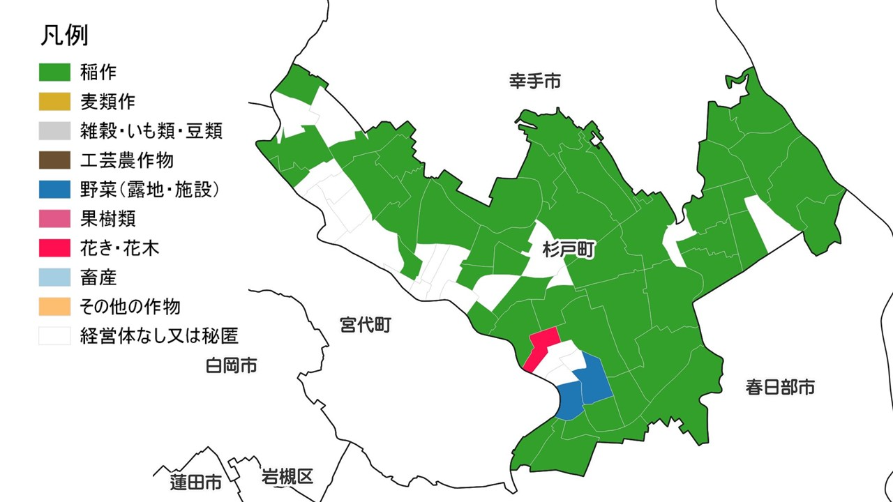 杉戸町・農産物販売金額１位