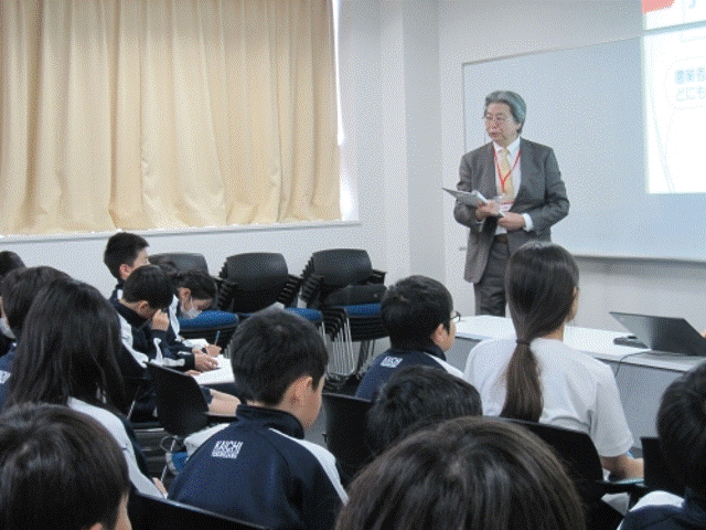 開智所沢小学校出前授業