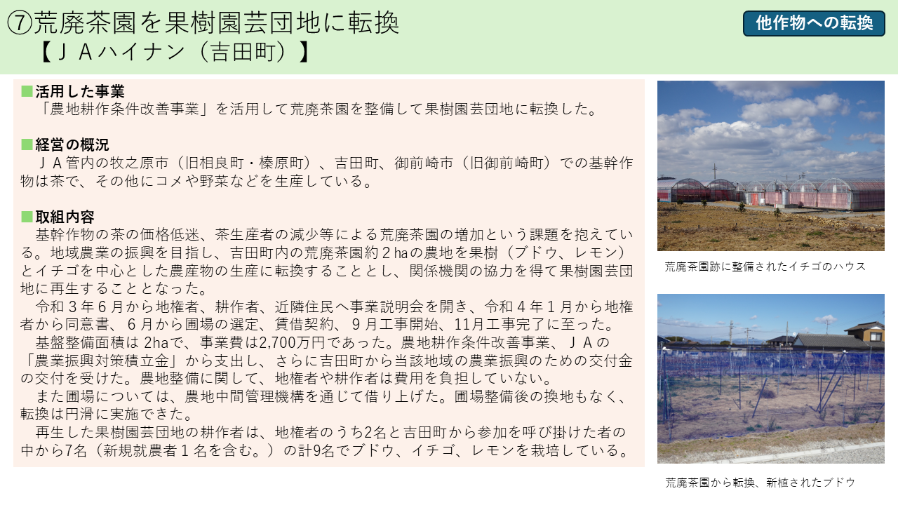 茶取組事例⑦