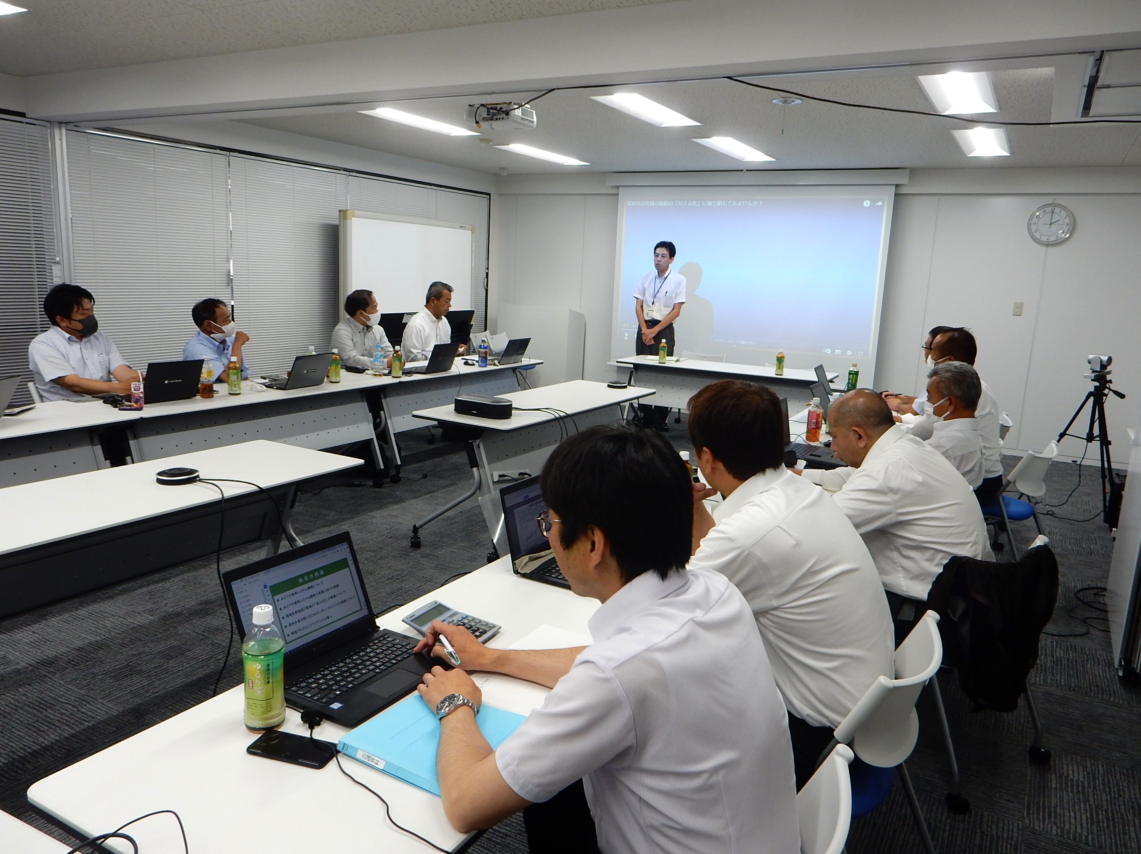 静岡産業社への説明