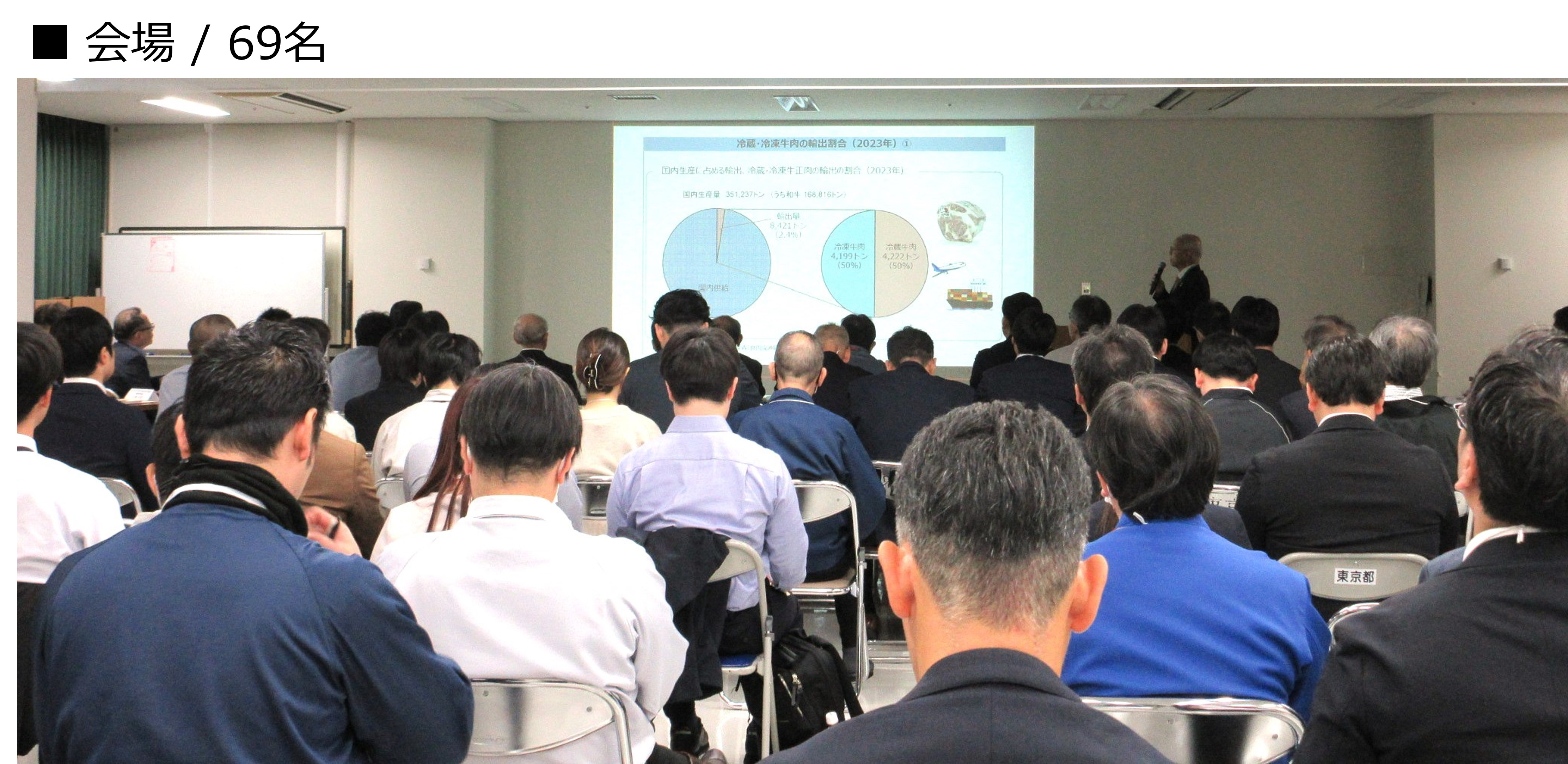 牛肉の輸出拡大セミナー会場画像