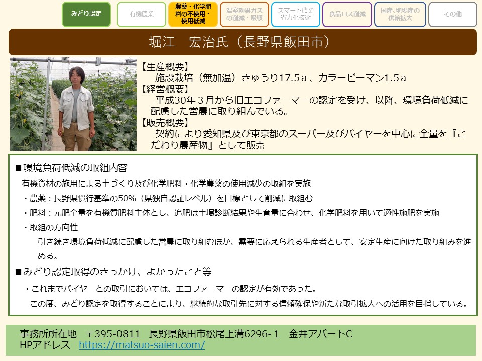 堀江宏治(長野県飯田市)