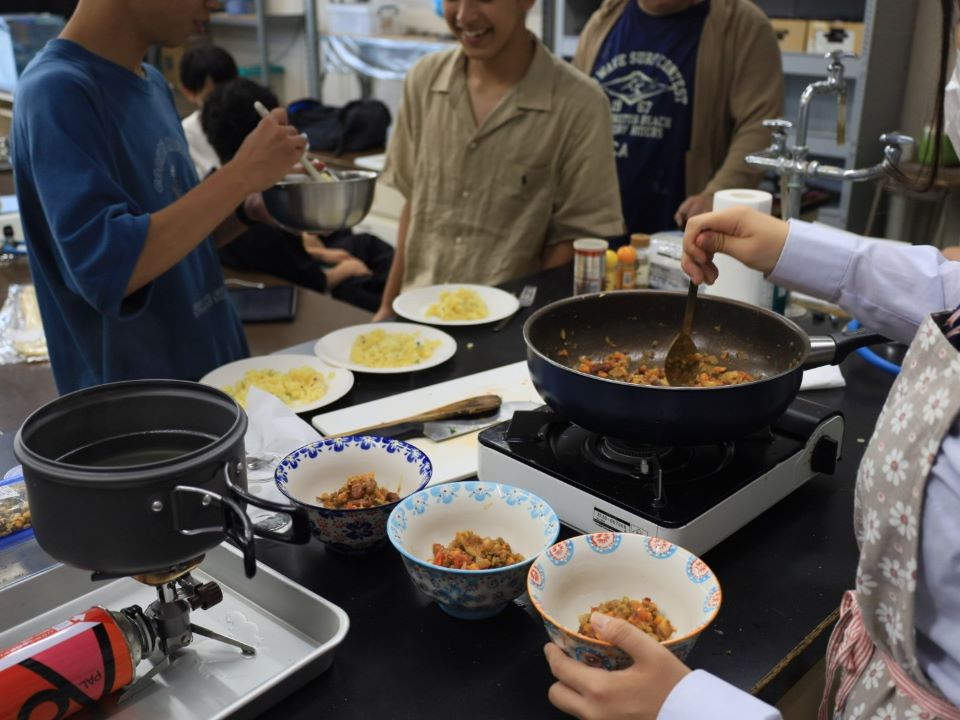 調理実習の様子