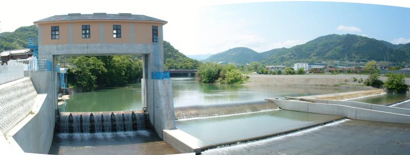 神流川頭首工改修後写真