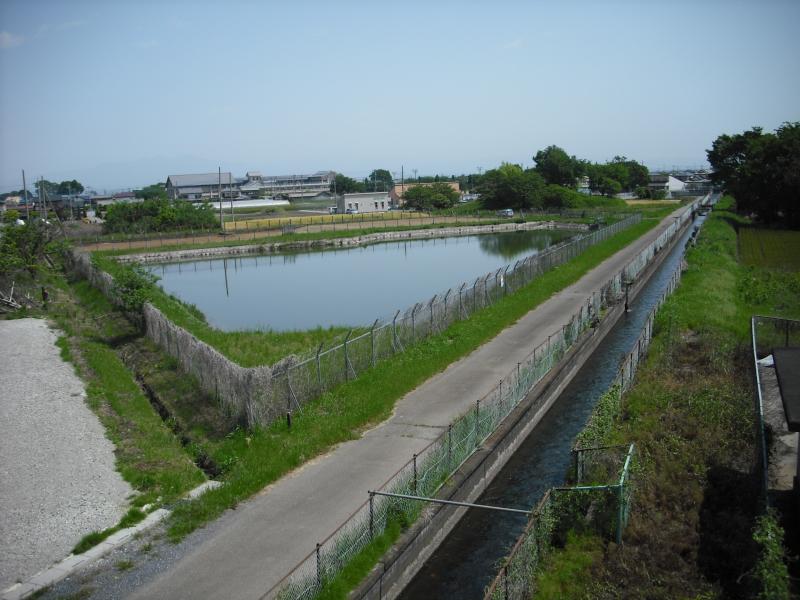呑口調整池改修前写真