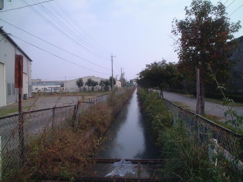 新神流川幹線水路改修前写真