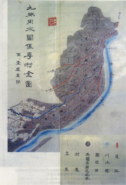 天保12年神流川八堰図