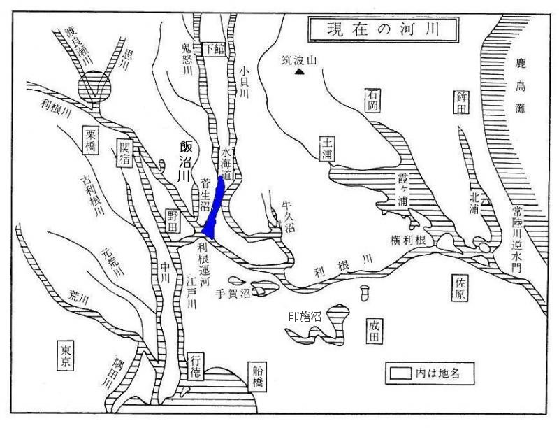 印旛沼地図2