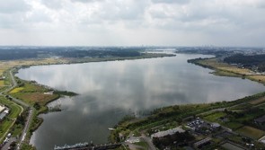 柏市曙橋からの手賀沼
