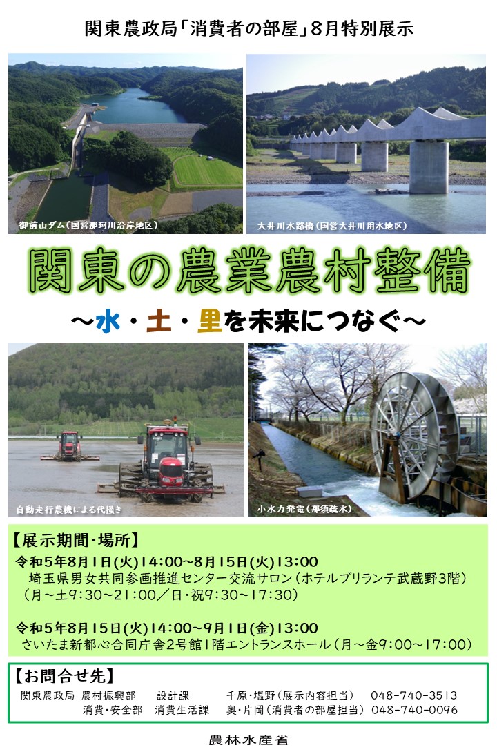 8月特別展示チラシ