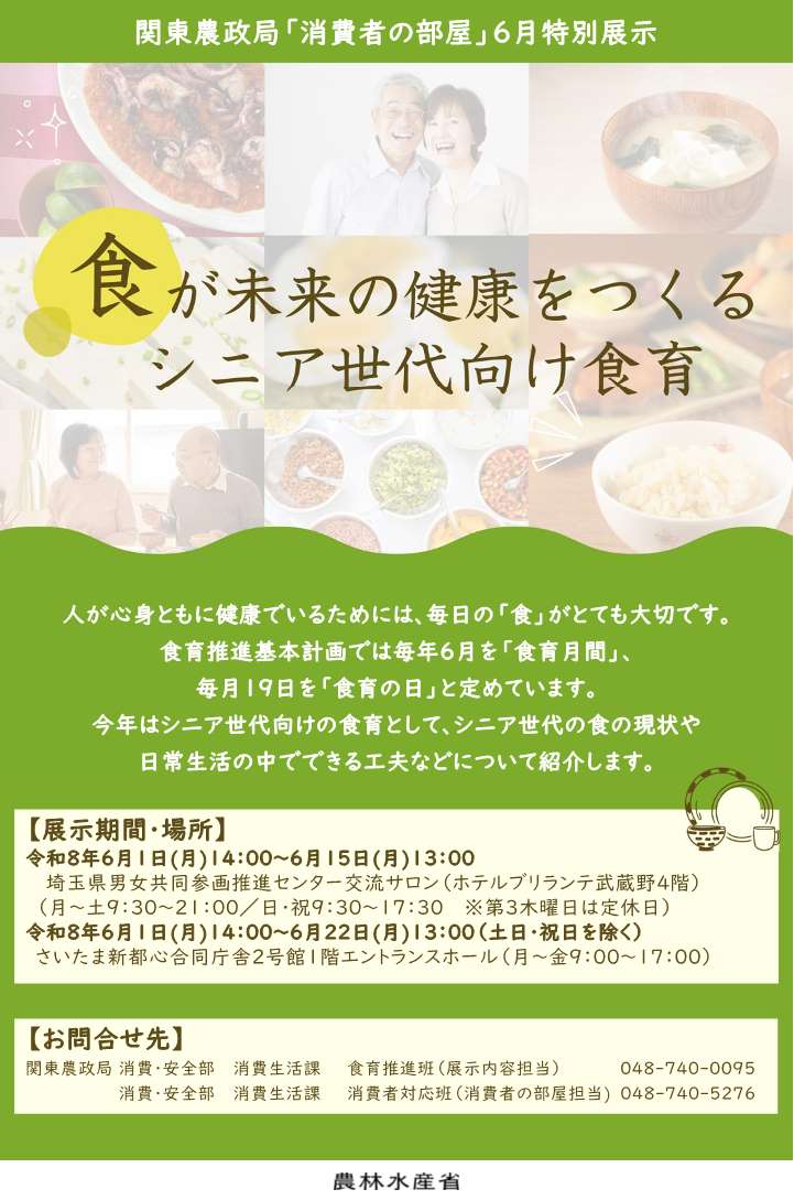 展示のチラシ