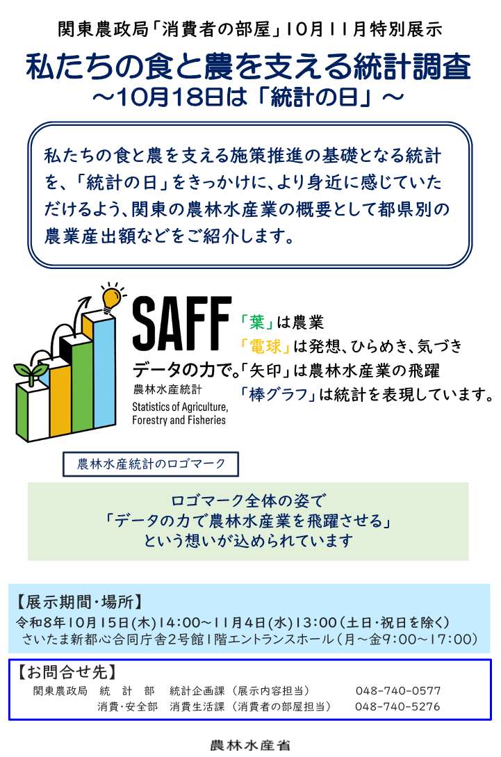 展示のチラシ