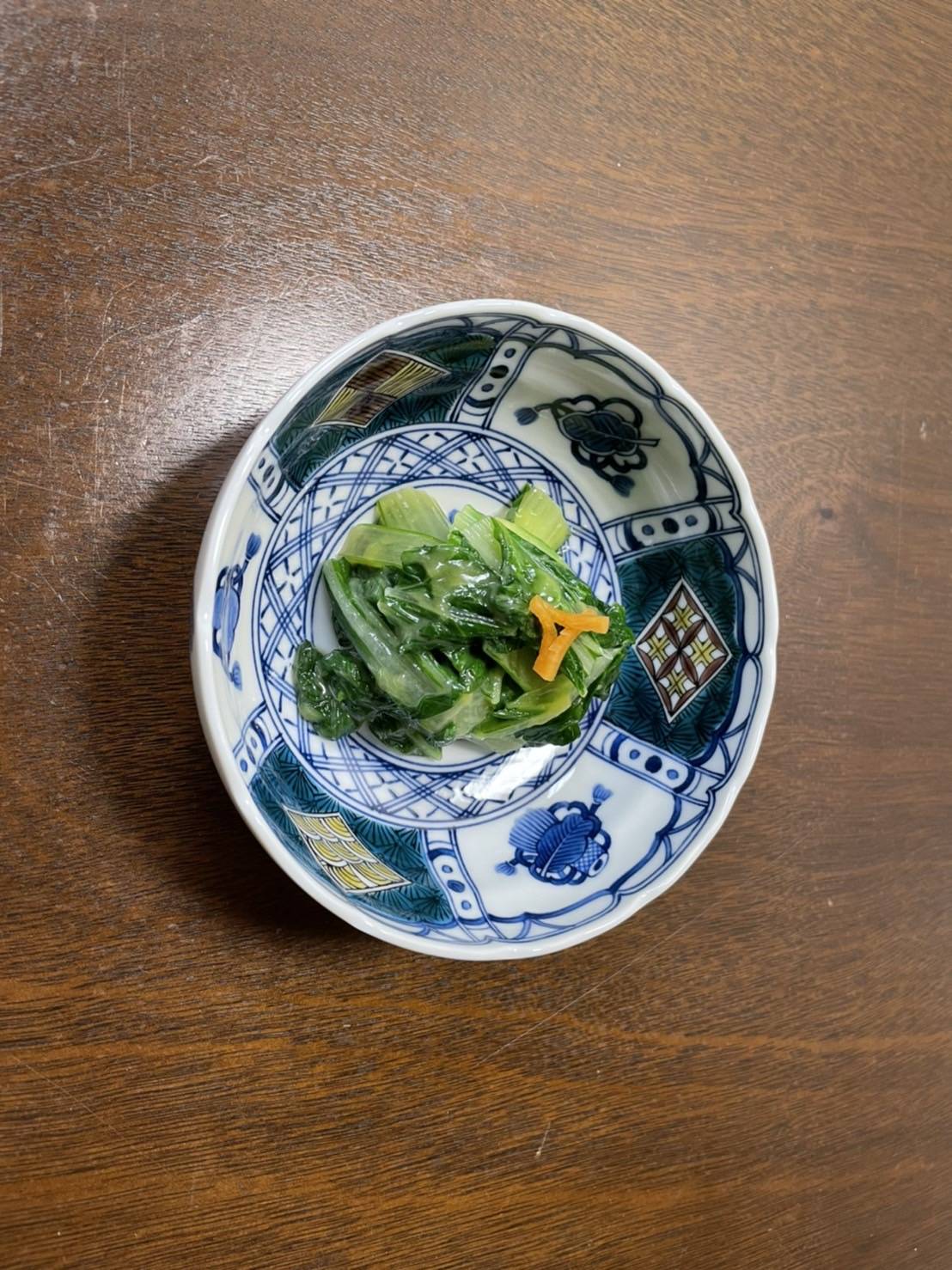 大阪しろ菜の辛子和え