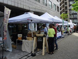 関西 食の「わ」マルシェ！の様子