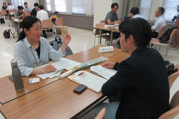 商談会の写真