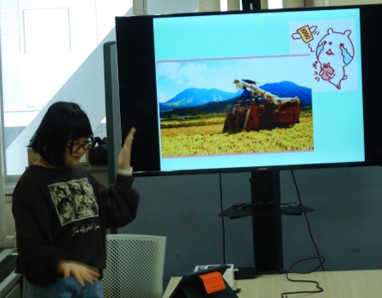 小学生３名からの報告の様子③
