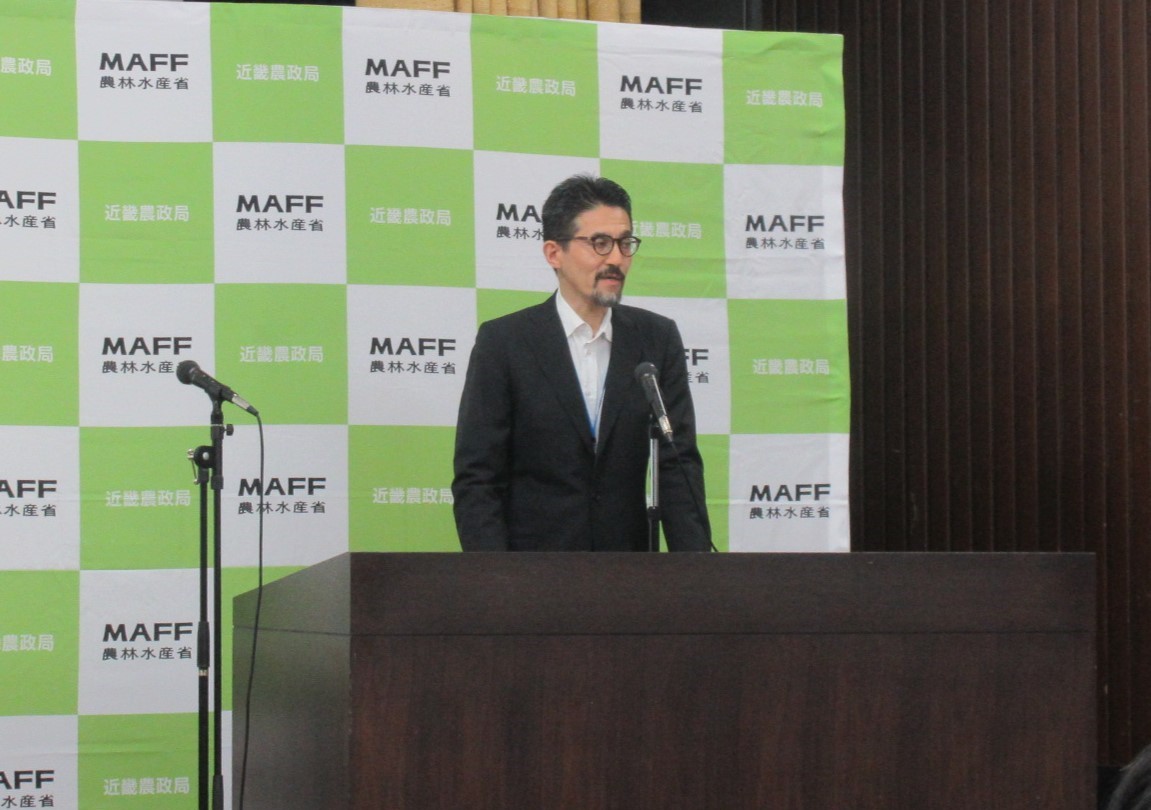 廣瀬輸出事業支援部長の挨拶