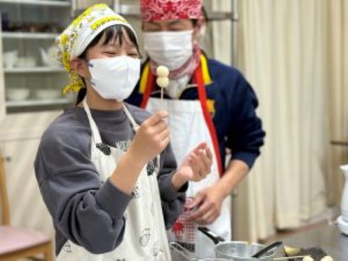 「和菓子」の調理実習の様子３