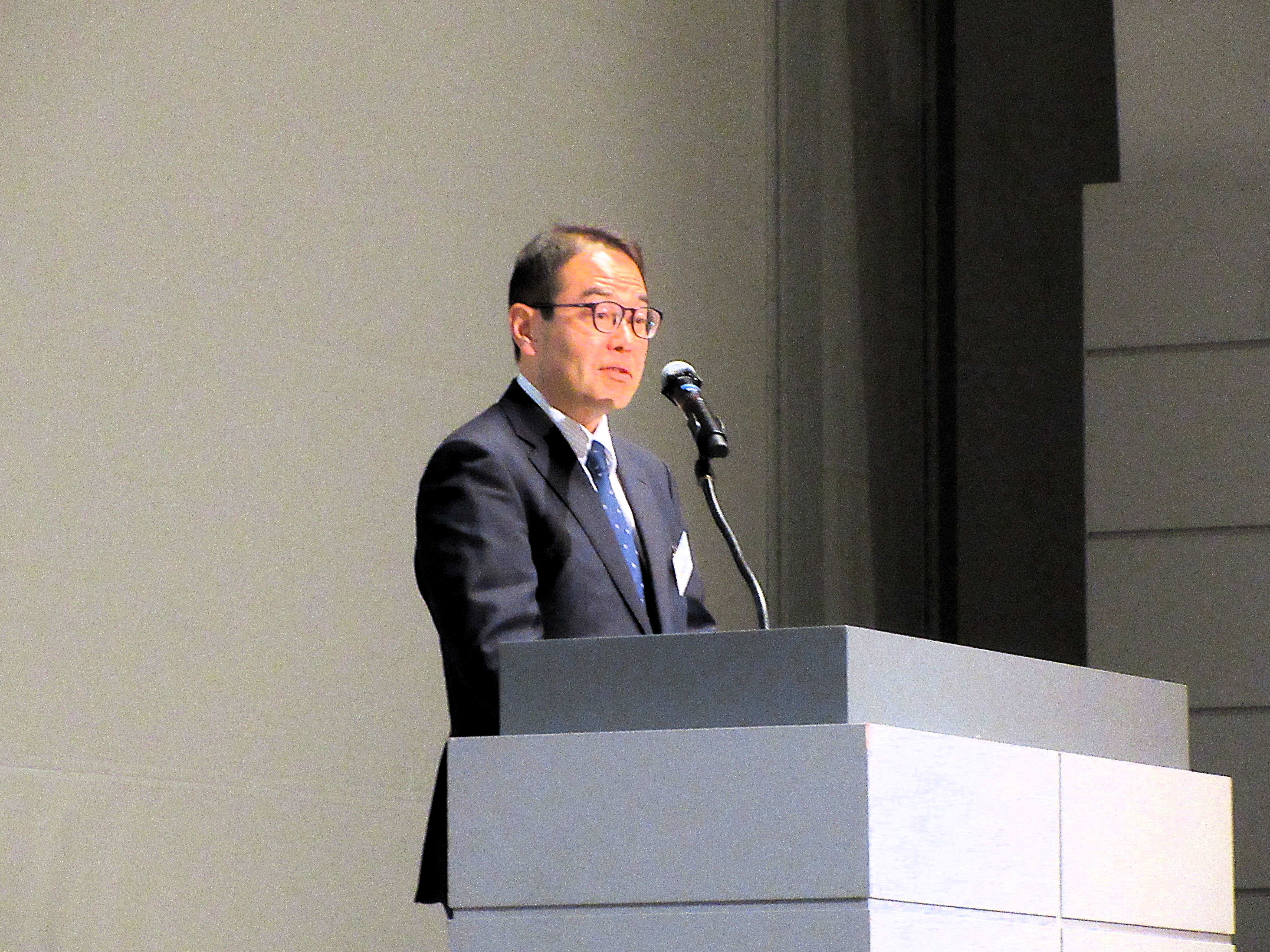 近畿農政局志知局長による主催者挨拶