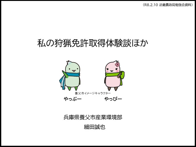 会場での投影資料の画像