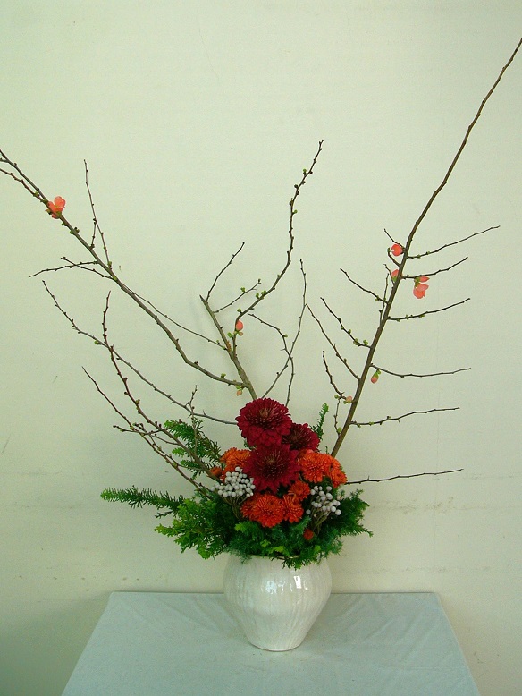 今週の花「和のクリスマス」