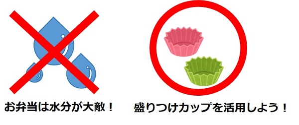 水分は大敵、カップを使おう