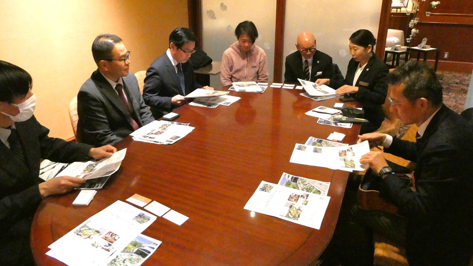 シェラトンファームとの意見交換の様子
