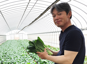 ほうれん草と大西さん