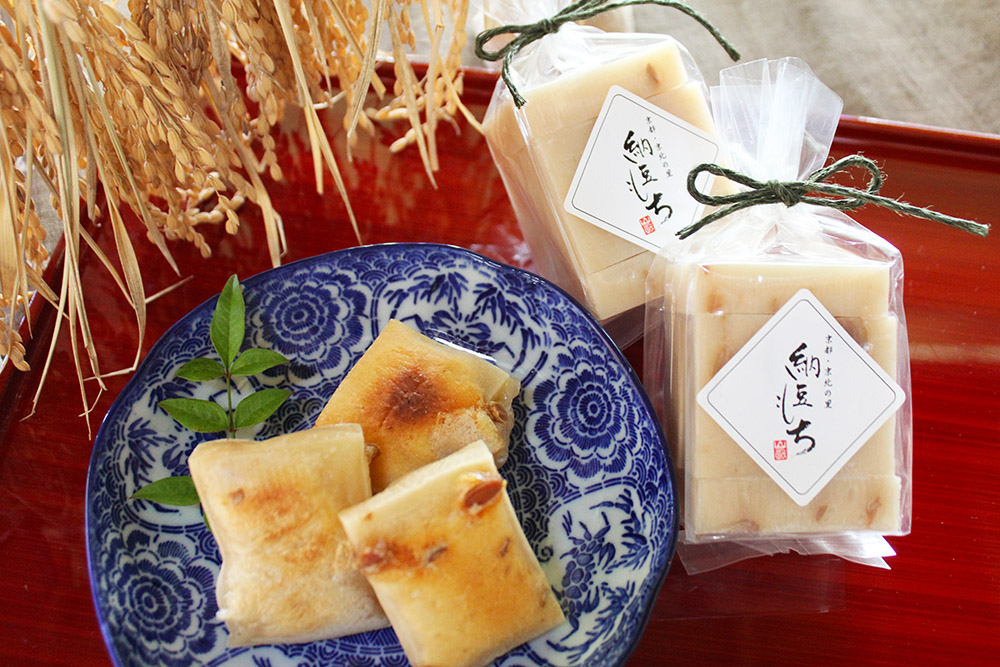 地域の伝統食品「納豆もち」