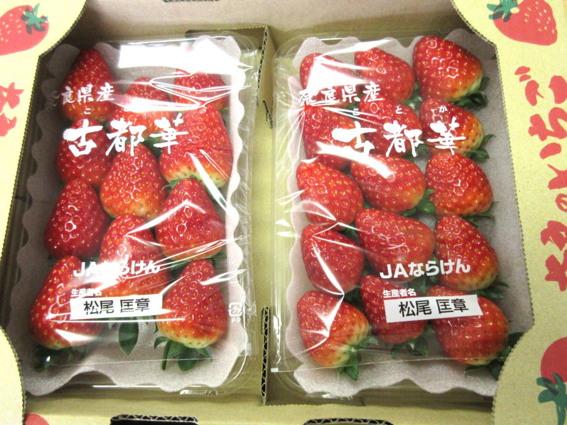 一粒ずつ丁寧に行うパック詰め
