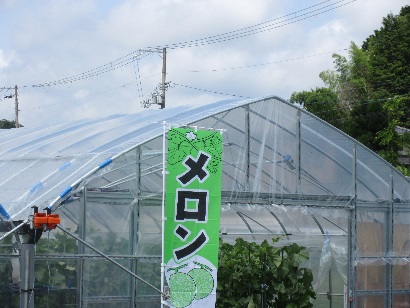 ハウスとハウスにつけられた