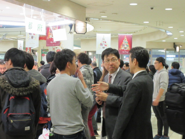 阿部近畿農政局長も応援に駆けつけました