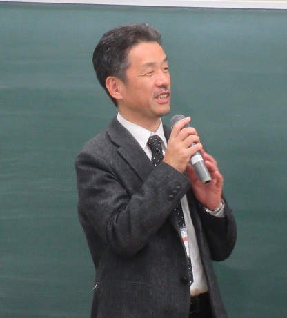 講義を行う松田地方参事官